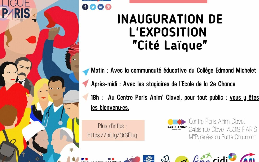 Paris – Inauguration de l’exposition « Cité Laïque »