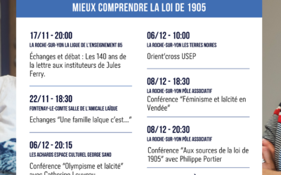 Vendée. Semaine de la laïcité 2023